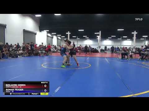 187 Lbs Semis & 1st Wrestleback (8 Team) - Benjamin Green, North Carolina Vs Roman Fraser, Texas C