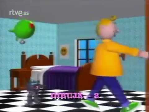 Dibuja 2 (1990) Cabecera. Contenedor infantil de TVE