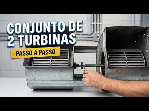 Substituição de Rolamentos em Ventilação com 2 Turbinas (Passo a Passo)