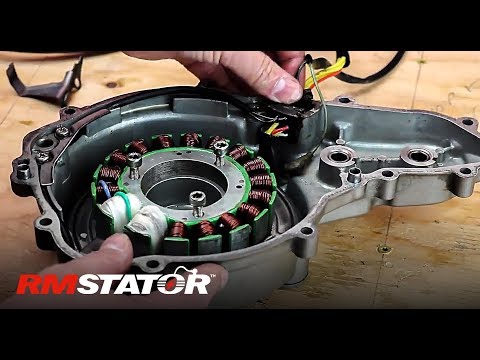 How To Install a 1987-2007 Kawasaki KLR650 Stator, Voltage Regulator, CDI & Ignition Coil