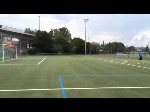 Freistoss Tor  Frankfurt heddernheim