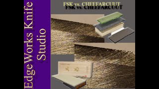 FSK 400 & Cheefarcuut 400 grit - Vitrified vs. Sintered Diamond stones, episode 3 - ZDP189 Bunka