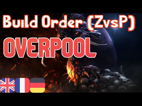 Starcraft Remastered Zerg vs Protoss with Overpool, Zerg rush