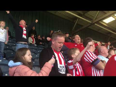 Sunderland v Rochdale 6/4/19 rocking all over chant