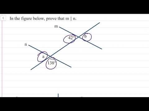 How to Prove Two Lines are Parallel (Two-column proof): Example 1 | Math Energy TV