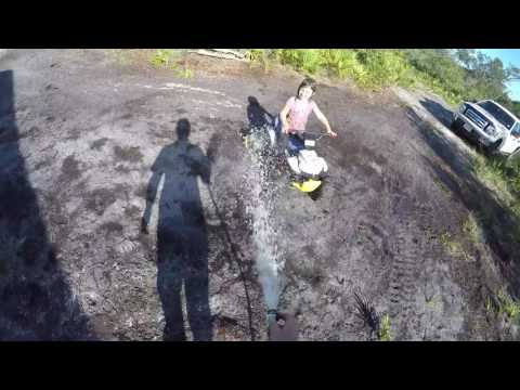 Riding quads and camp life Holopaw FLorida June 2017