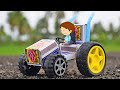 How To Make Custom Matchbox Miniature Tractor DIY Toy Making Tutorial In 10 Minutes