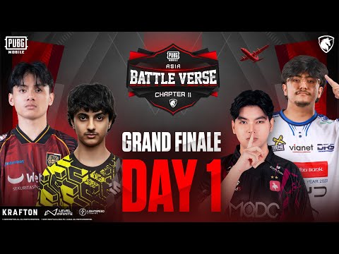 PUBGM BATTLE VERSE ASIA CHAPTER II | FINALS D1 | FT.  #AE  #BTR #BOOM #GEEKAY #IC #EA #DRS