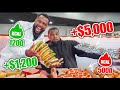 Spend 1 For Every Calorie You Eat 1v1 Food Challenge