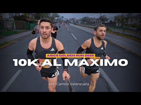 10km in Asics Golden Run 2025 Chile / I ran as fast as I could