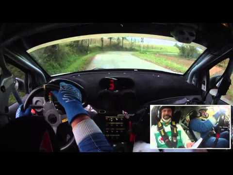 Cameracar Rallyday Valtidone 2014 Crevani-Schiavi C2 A6 - PS 1 3°tempo di classe