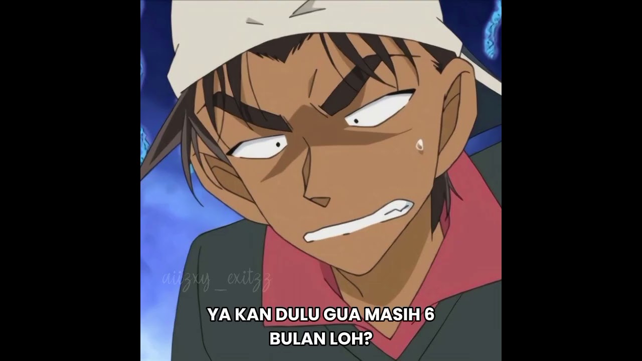 lah apasi kai 😭 #kurobakaito #hattoriheiji #detectiveconan #meme #anime