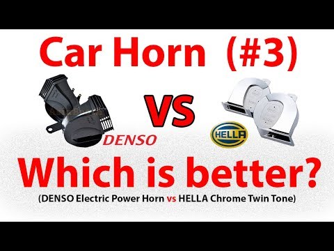 DENSO Horn vs. HELLA Horn - Car Horn Comparison #3