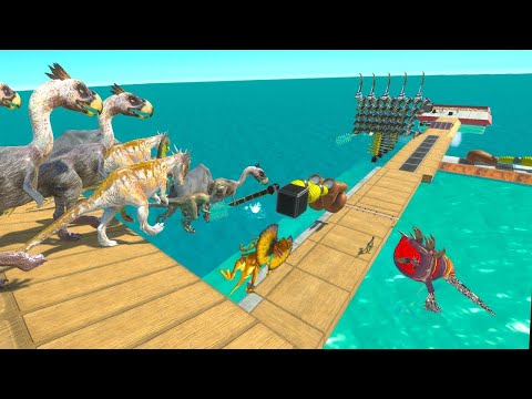 RUN & SLIDE FROM DEADLY SPIKE - Animal Revolt Battle Simulator