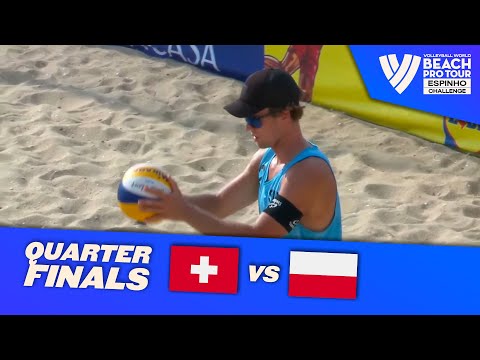 Krattiger/Breer vs. Bryl/Losiak - Quarter Finals Highlights Espinho 2022 #BeachProTour