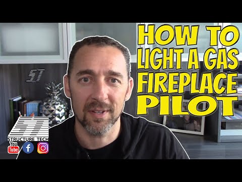 How to light a gas fireplace pilot