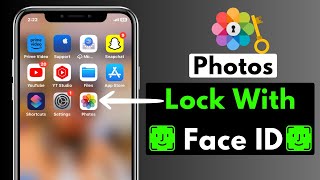 How to Lock iPhone Gallery with Face ID in 2024 | Lock Photos App With Face ID