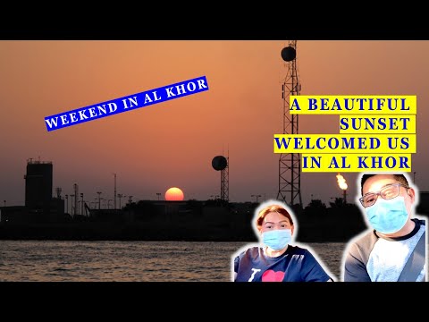 QATAR : WEEKEND AFTERNOON AT AL KHOR, A SURPRISE AWAITS US  (STUNNING SUNSET)