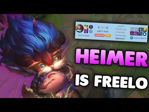 HEIMER IS FREELO - High Elo ADC Highlights #9