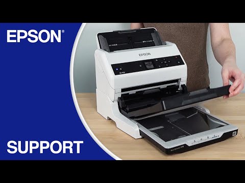 Using Your Epson Scanner with the Flatbed Scanner Dock