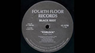 BLACK RIOT - WARLOCK (RUBBER DUB)  1988