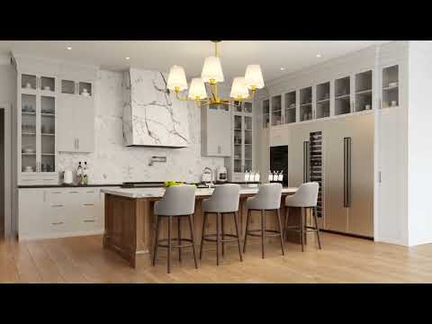Modern Dimmable 8-Light Pendant Chandeliers with Fabric Shades