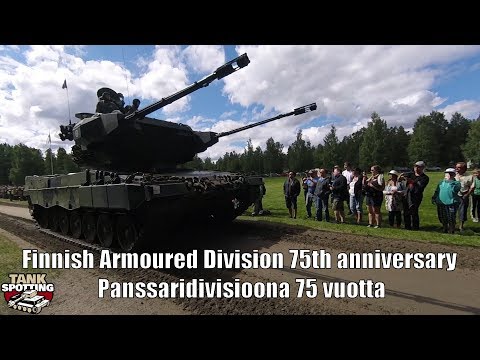 Finnish Armoured Division 75th Anniversary #10 Parade Modern Equipment - Rigged Camera
