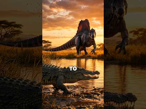 Spinosaurus in Todays African Savanna #shorts #usa
