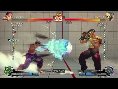 Ryukichikun [Ryu] vs scrubydan [Sagat] 2/2 SSF4 Japanese Online Ranked Matches - TRUE-HD