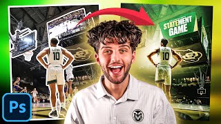 Creating a Cinematic Sports Graphic | Photoshop