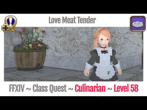 FFXIV Culinarian Class Quest Level 58 ~ Heavensward ~ Love Meat Tender