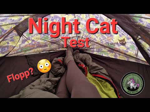 Wir bauen gemeinsam die Zelthängematte von Night Cat auf, erstes Fazit 💚