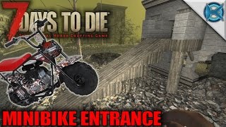 7 Days to Die | Minibike Entrance | Let&#39;s Play 7 Days to Die Gameplay Alpha 15 | S15E101