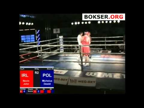 MTBFS: kat. 56 kg - John Joe Nevin vs Dawid Michelus
