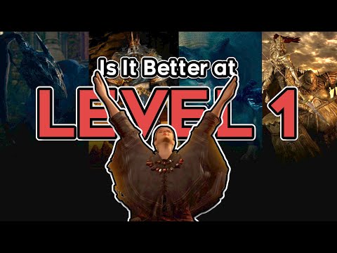 Is Dark Souls 1 Better At LEVEL 1? - (SL1 Boss Critique)