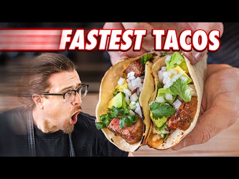 Making Steak Tacos Faster Than A Restaurant | But Faster