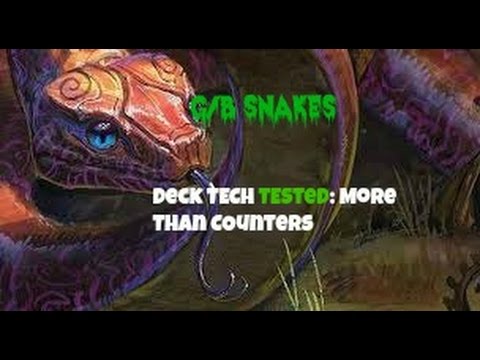 MTG Deck Tech: Tournament Deck GREEN BLACK Winding Constrictor Snakes  in Amonket Standard Played it