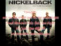 Nickelback - Gotta be somebody (with lyrics ...
