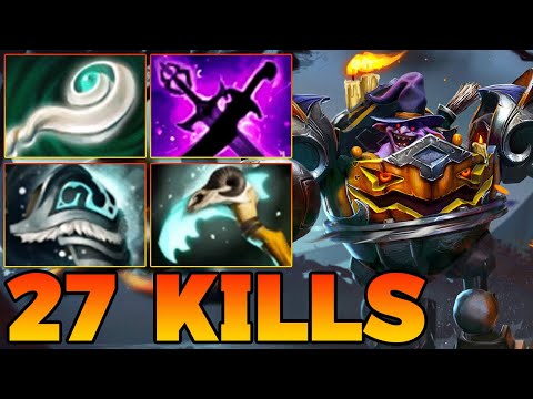 This Timbersaw is Maniac !! 27 Kills Timbersaw Dota 2 OffLane Guide Gameplay Skill Carry Build 7.39