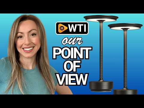 TBBGA 2 Pack Rechargeable Table Lamps Cordless - WTI product video review