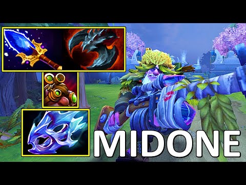 SNIPER SMG.MIDONE WITH AGHANIM SCEPTER AND SATANIC - DOTA 2 7.32 GAMEPLAY