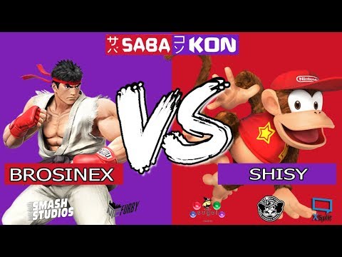 Sabakon 2018: Smash 4 - Brosinex (RYU) vs Shisy (Diddy Kong) - Winners Semis