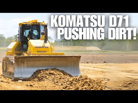Komatsu D71 BULLDOZER – A CAT D6 Challenger?