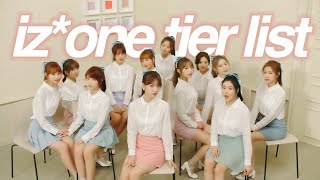 Download lagu ranking EVERY iz*one song ever (tier list) mp3