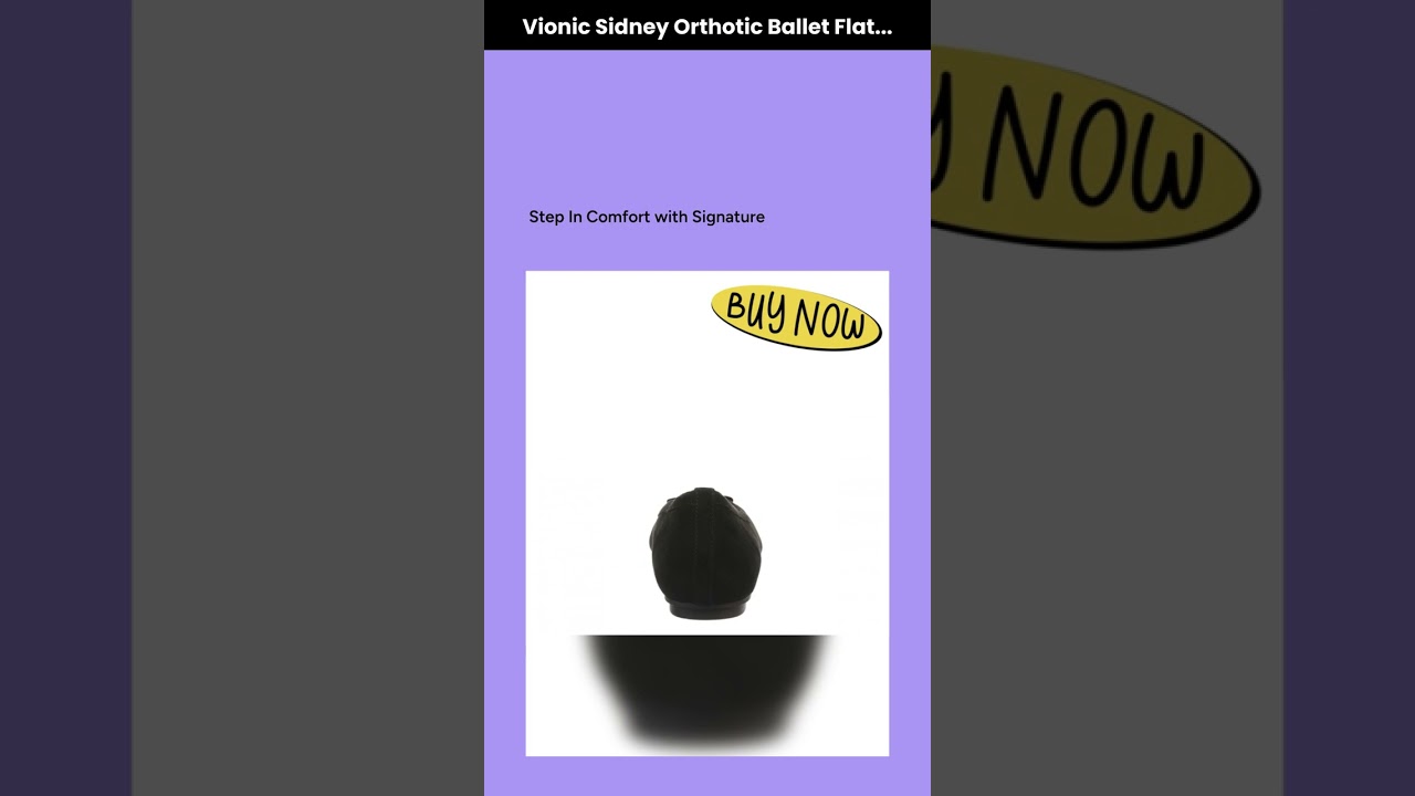 Watch Vionic Sidney Orthotic Ballet Flat - Women's Ballet Flat video