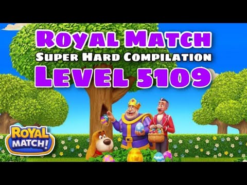 Royal Match Gameplay Level 5109 | Super Hard Level Area 70 King’s Nightmare Factory Super Light Ball