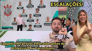 DEBATE: ATLHETICO PR X CORINTHIANS VEJA ESCALAÇÕES! TIMÃO ENCARA O FURACÃO HOJE EM JOGO ATRASADO