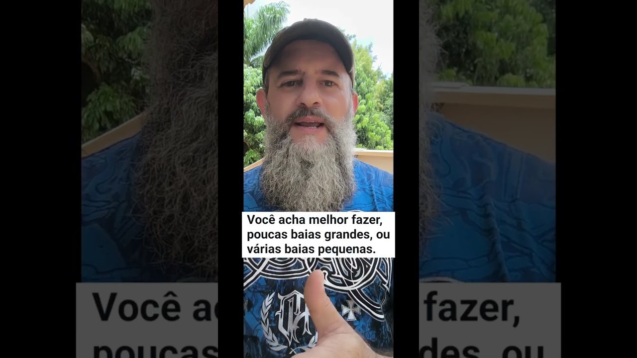 É melhor fazer poucas baias grandes ou várias baias pequenas.