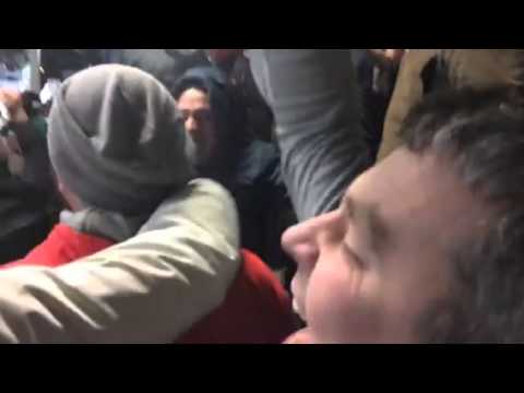 Turnbull freekick for Blyth Spartans v Hartlepool (Fans Rea