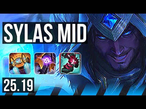 SYLAS vs EKKO (MID) | 19/0/7, Legendary, 6 solo kills, 43k DMG | EUW Grandmaster | 25.19